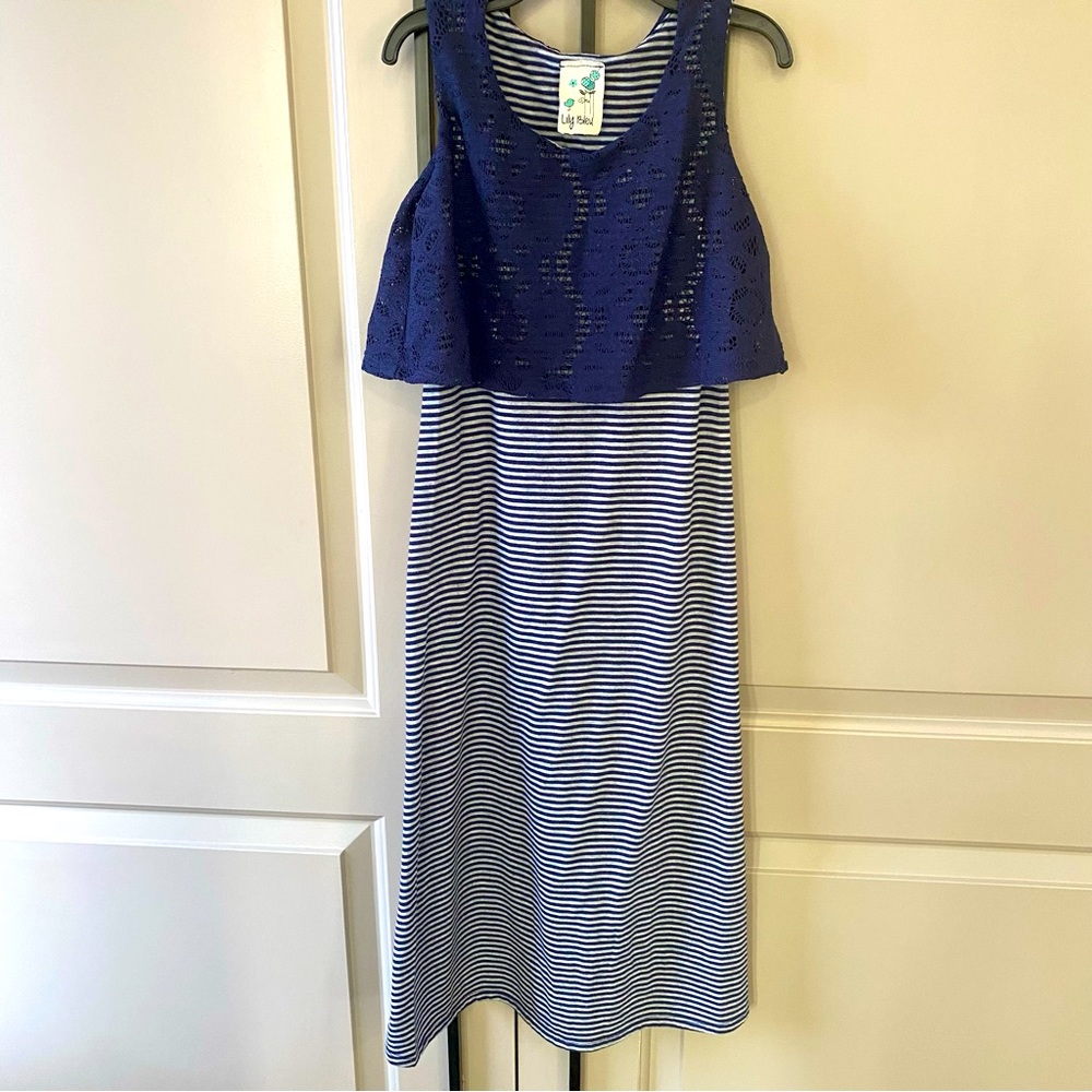 Lily Bleu Maxi Girls Dress Size 7/8